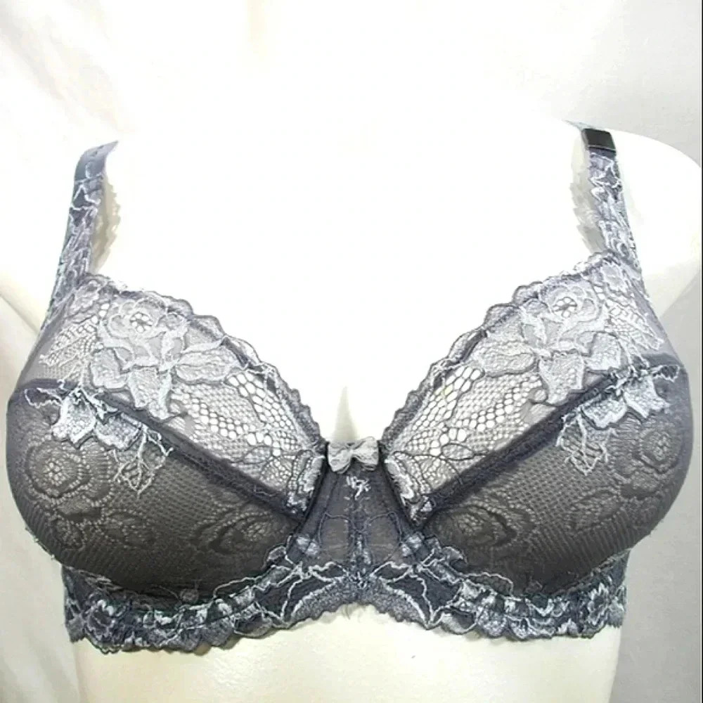 34DD Paramour 115946 by Felina Madison UW Bra Gray‎ Tone